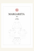 PDF mönster - Margareta blus XS-XXXL