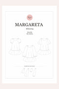 PDF mönster - Margareta klänning XS-XXXL