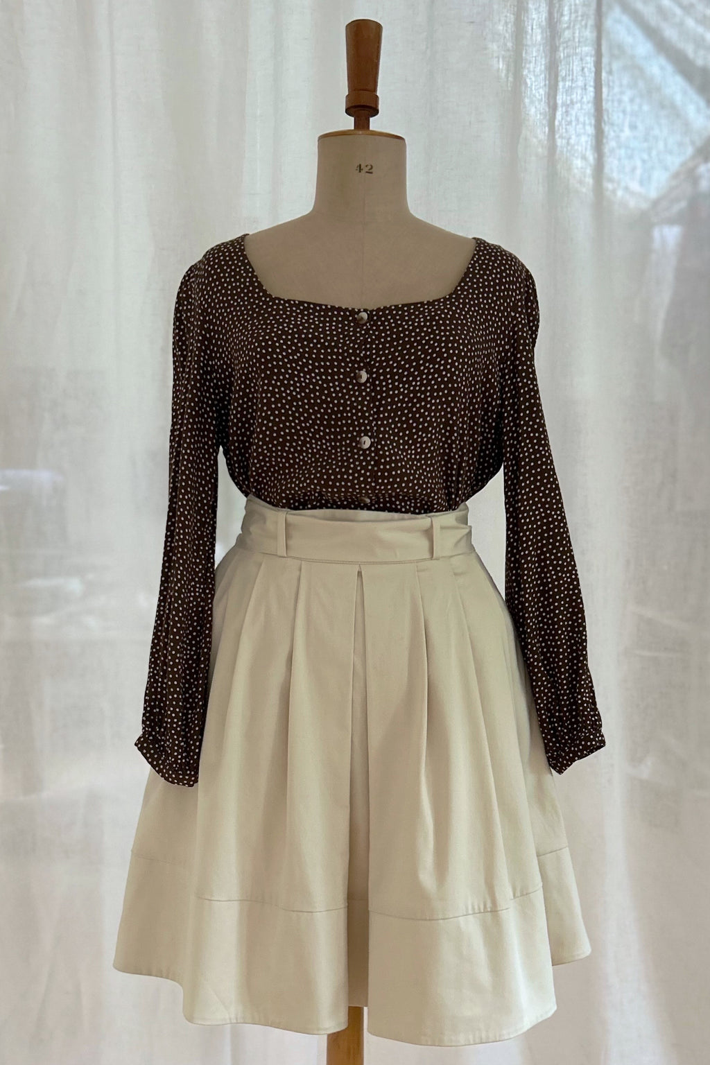 Mango Casual | Prickig blus | Stl L