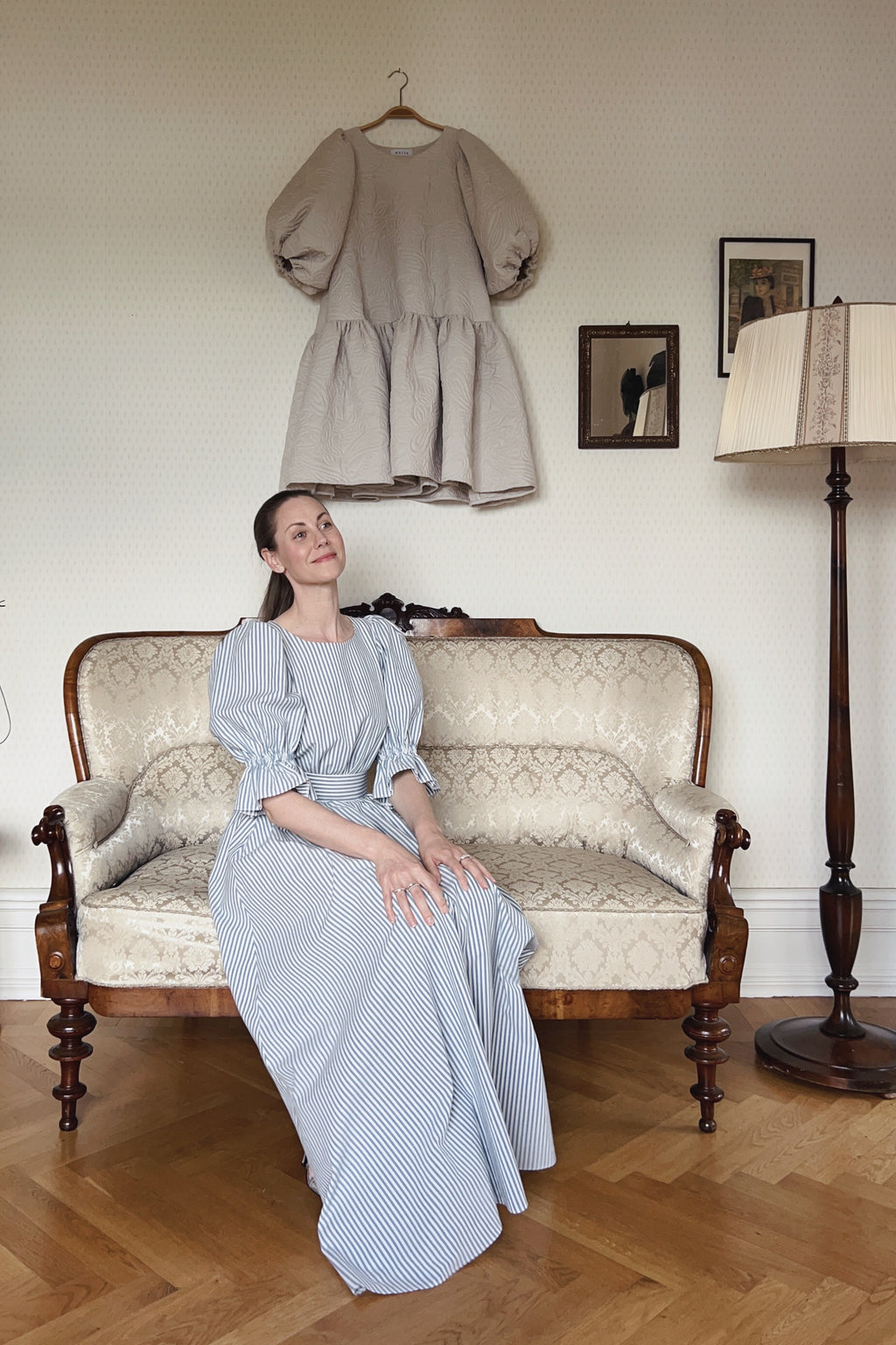 NYHET! PDF-mönster – GRETA Långklänning XS-XXXL
