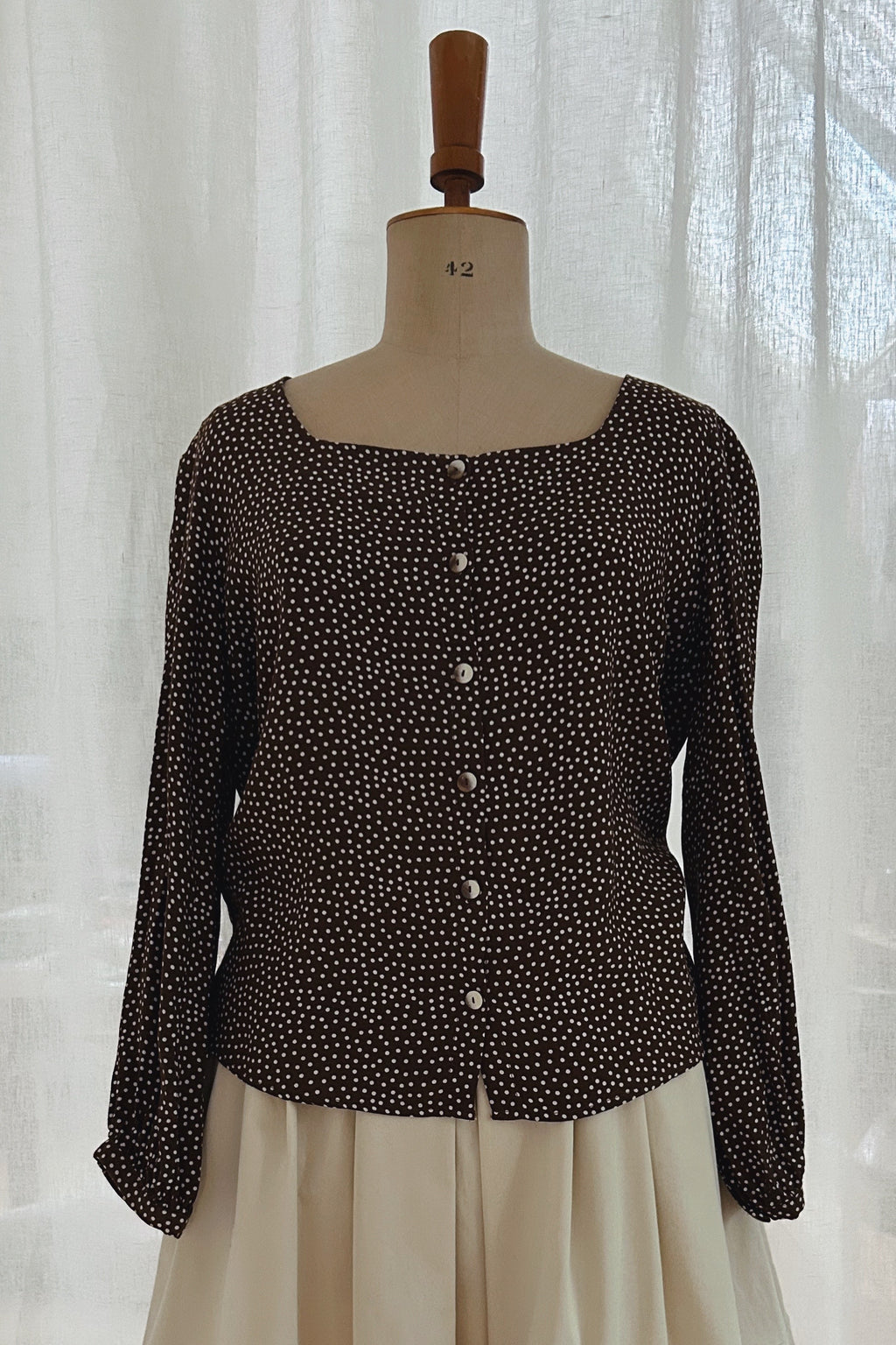 Mango Casual | Prickig blus | Stl L