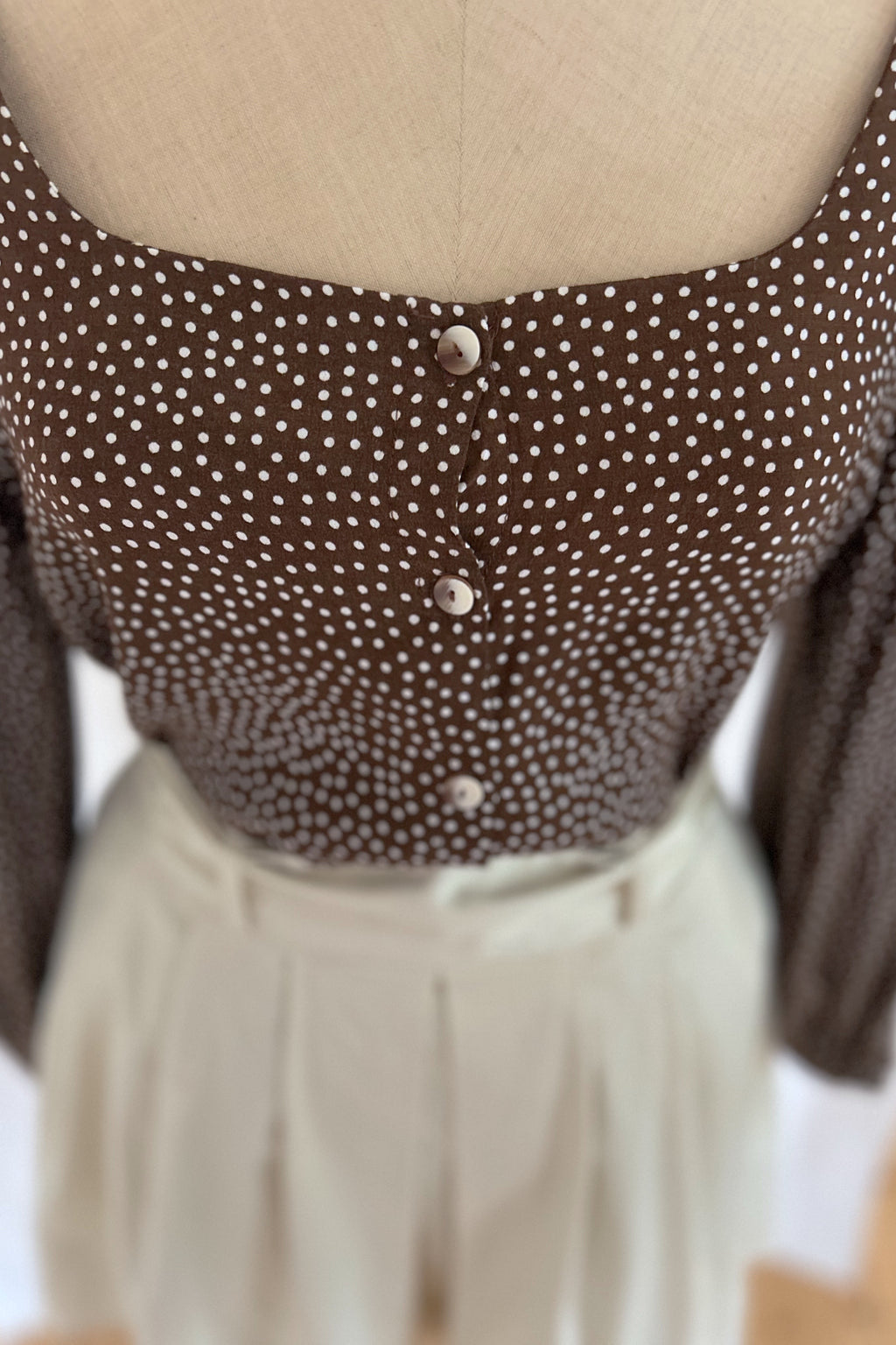 Mango Casual | Prickig blus | Stl L