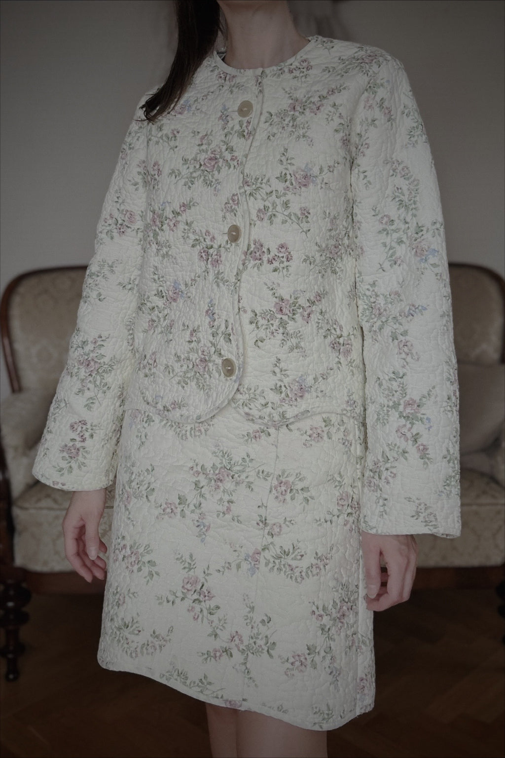 Quilted blanket suit