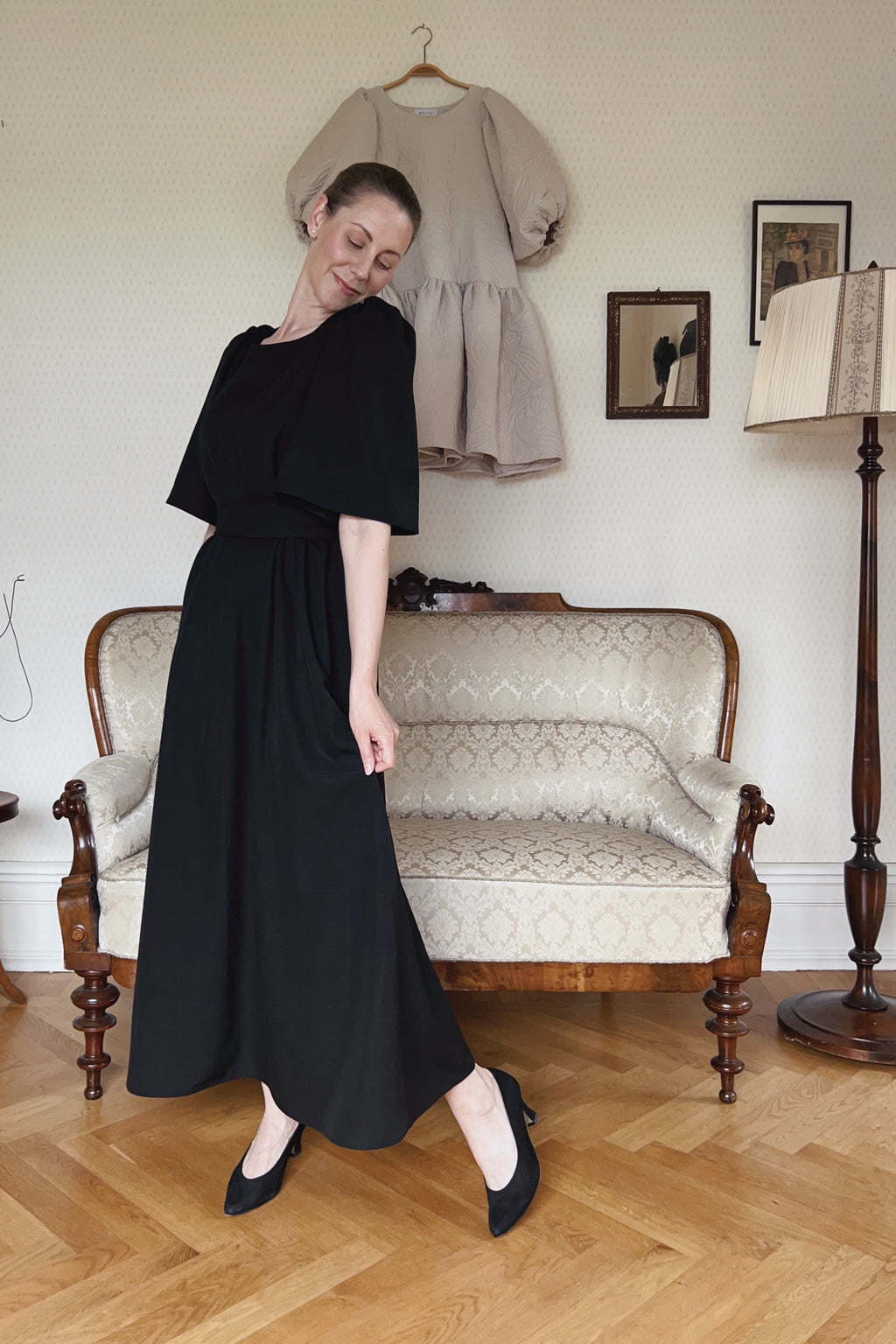 NYHET! PDF-mönster – GRETA Långklänning XS-XXXL