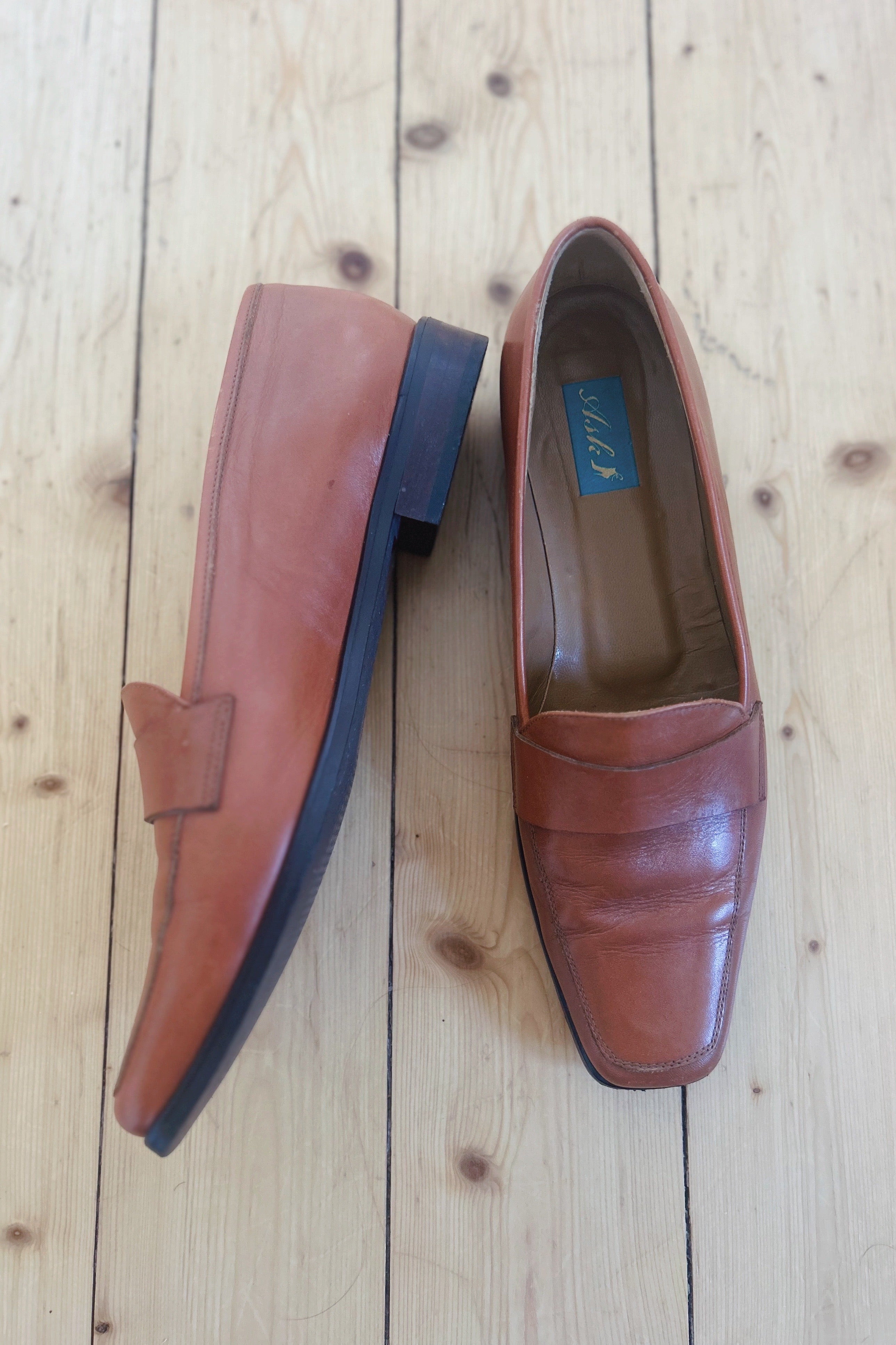 Viktoria Ask | Loafers i skinn | Stl 39,5