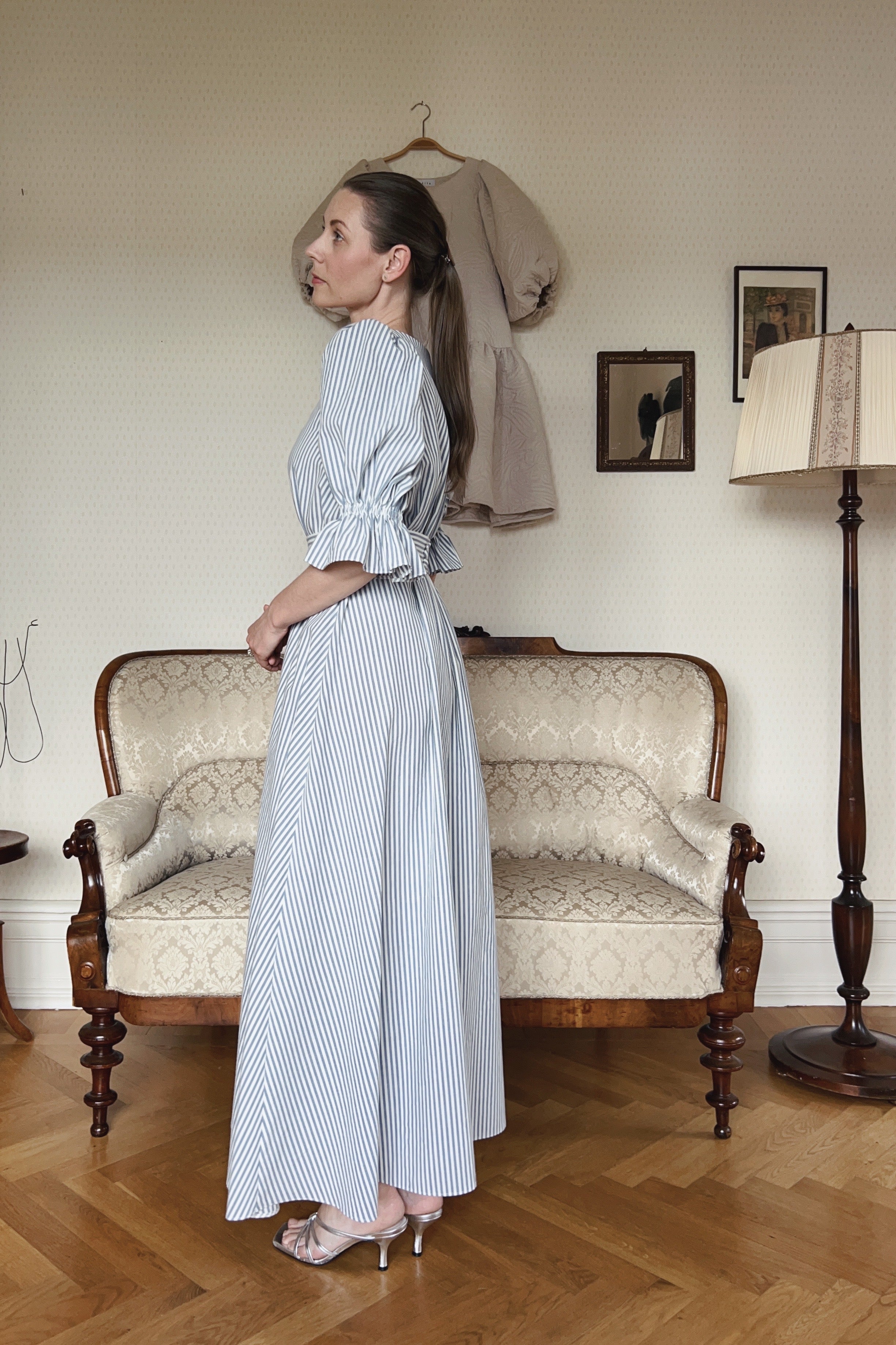 NYHET! PDF-mönster – GRETA Långklänning XS-XXXL