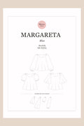 Margareta – PDF-symönster för blus XS–XXXL